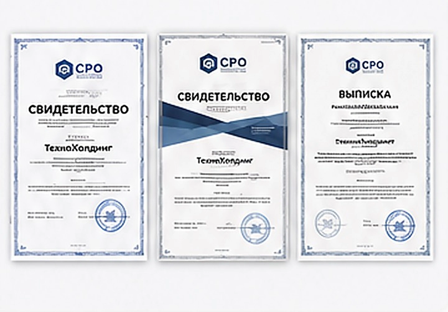 Свидетельство СРО